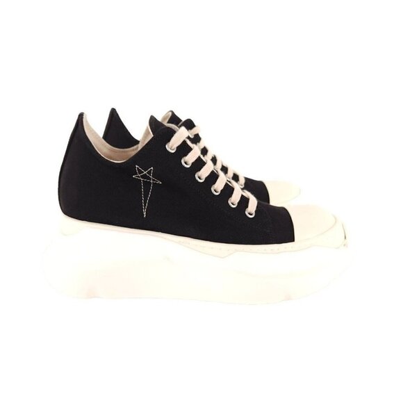 Rick Owens DRKSHDW Pentagram Embroidery Abstract Low Sneaks NEW Size 39 W9 M6 - Picture 12 of 16
